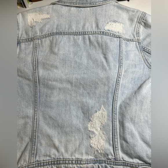 H&M Distressed Denim Jacket - Picture 3 of 4